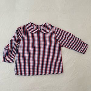 Little English boy blouse top 12 month NWT